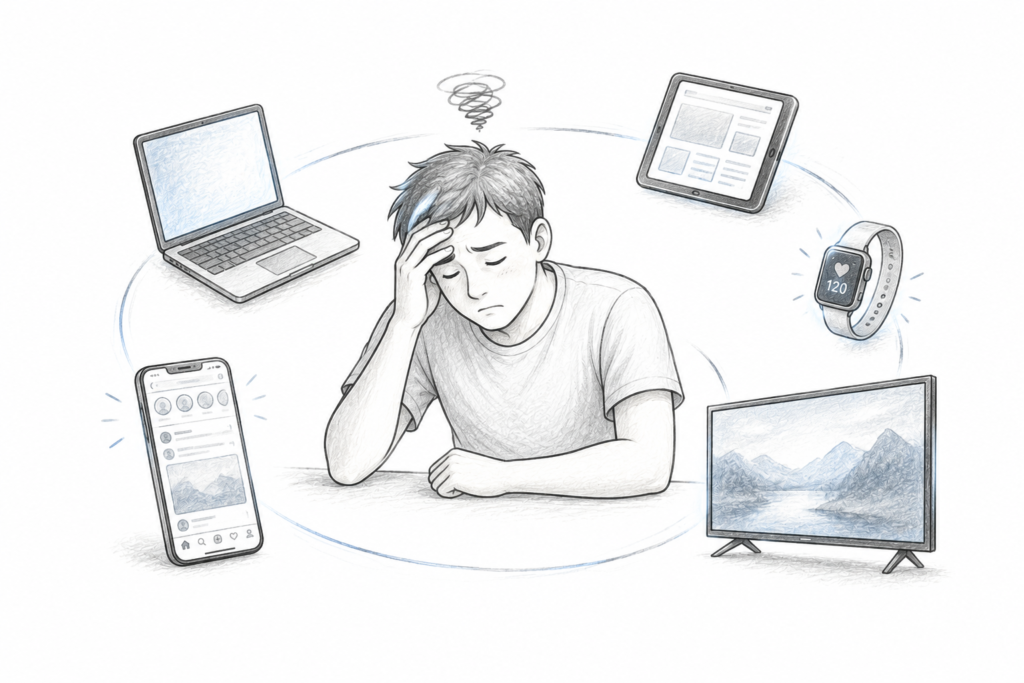 What Constant Screen Exposure Is Doing to Your Nervous System Screen